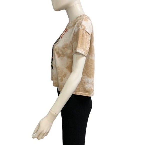 Jimi Hendrix Women’s Tie Dye Crop Top Size Small - Picture 3 of 5